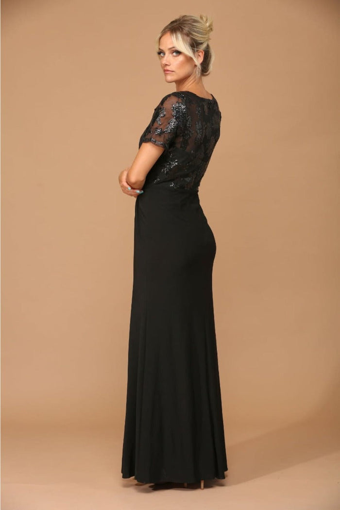 Short Sleeve Mother of the Bride Gown by Eva USA – New Collection