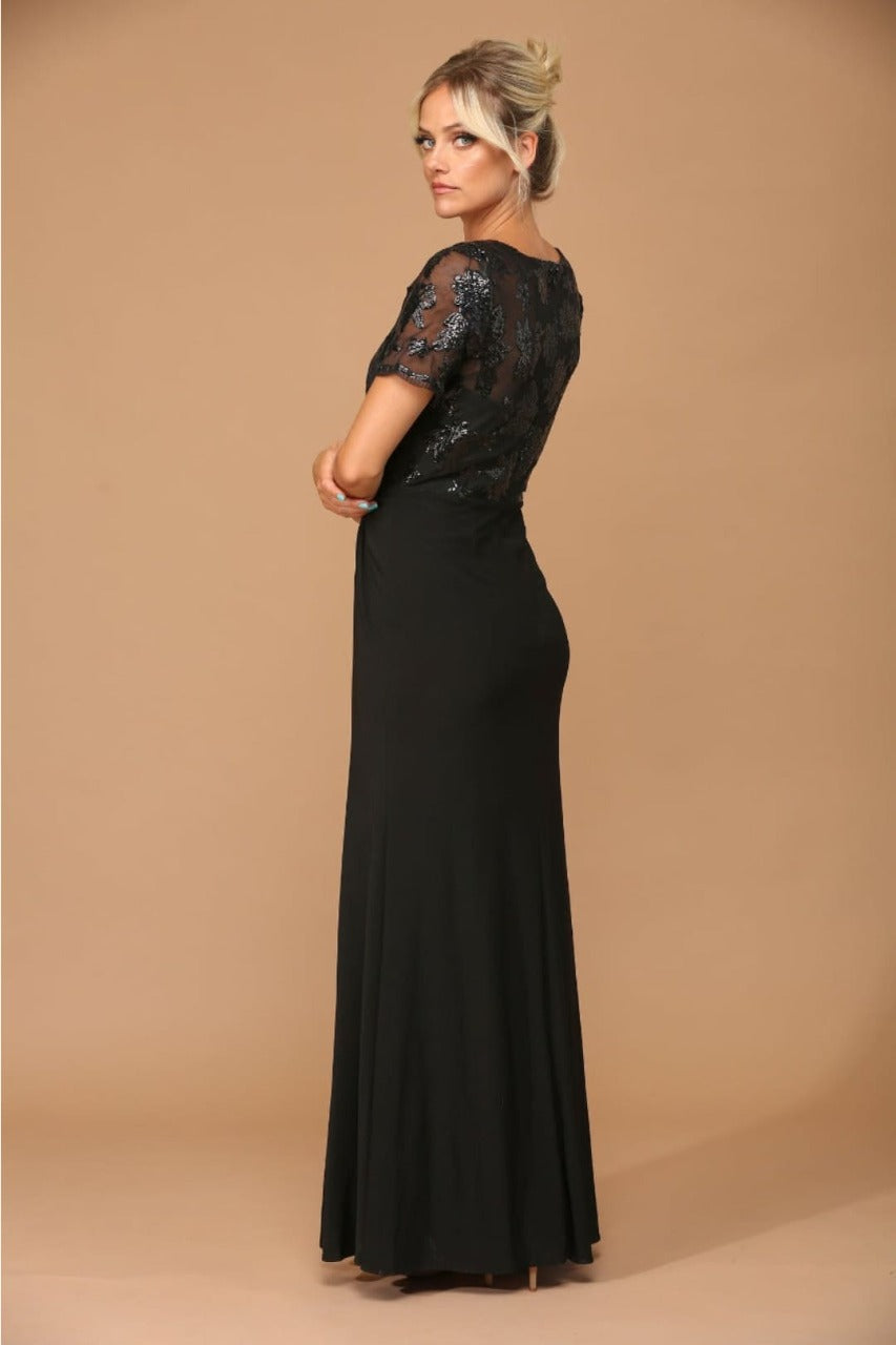 Short Sleeve Mother of the Bride Gown by Eva USA – New Collection