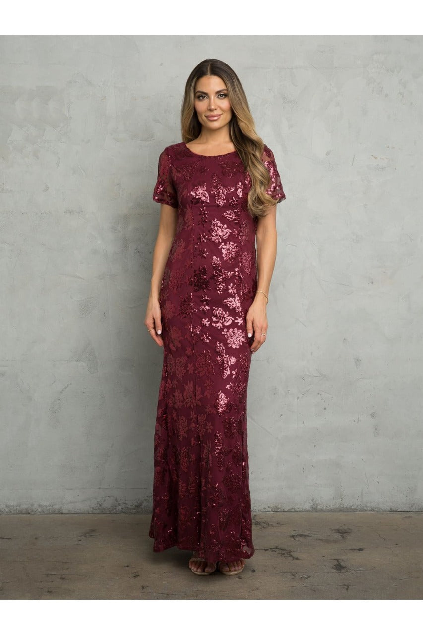 Short Sleeve Mother of the Bride Gown by Eva USA – New Collection