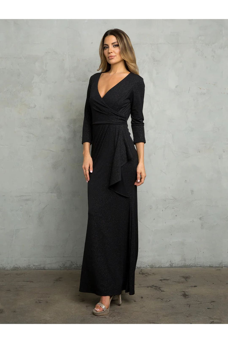 Glitter Long Mother of the Bride Formal Dress