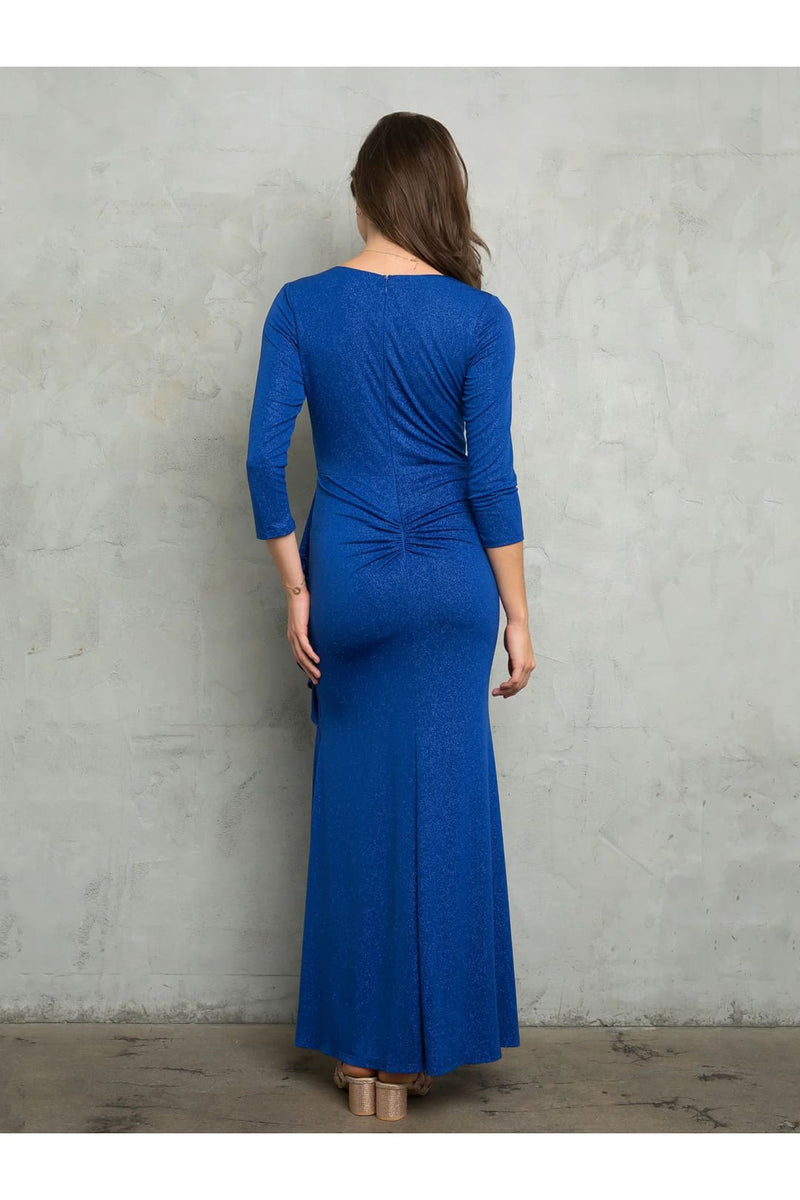 Glitter Long Mother of the Bride Formal Dress