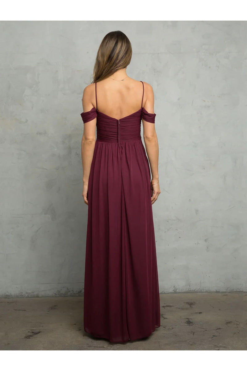 Eva USA 3494 Long A-Line Formal Prom Dress Empire Waist Evening Gown