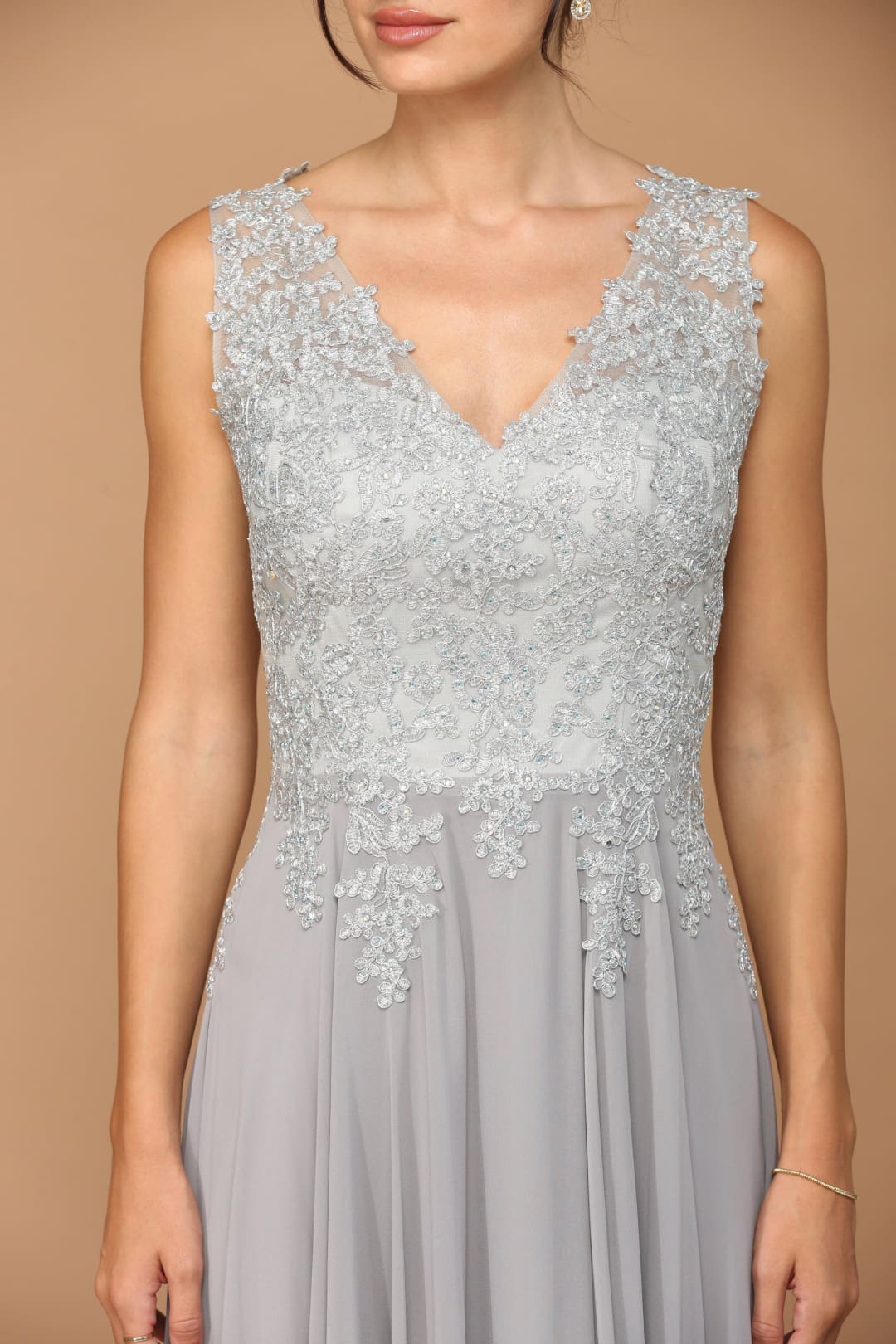 Eva USA 5233 Long Mother of the Bride Chiffon Formal Dress