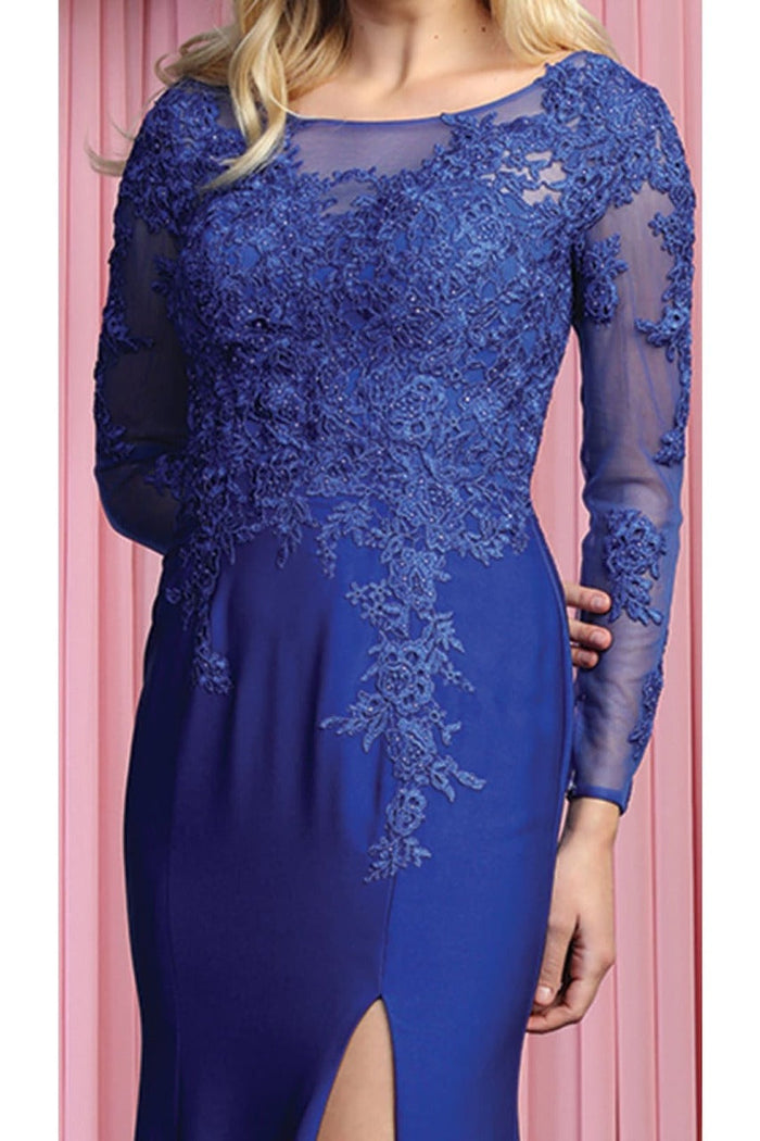 Evening Gown Long Sleeve