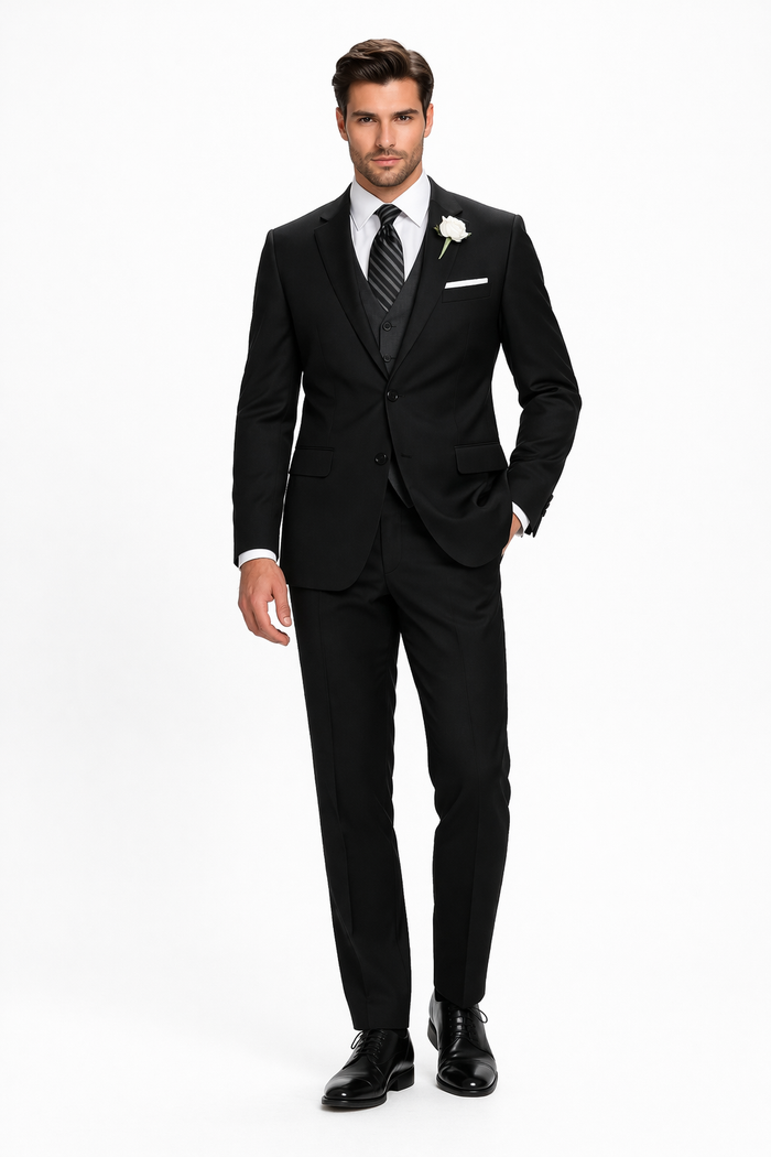 Tuxedo Big And Tall Tuxedo Mix And Match Suits Black Cristal Big And Tall Two Button