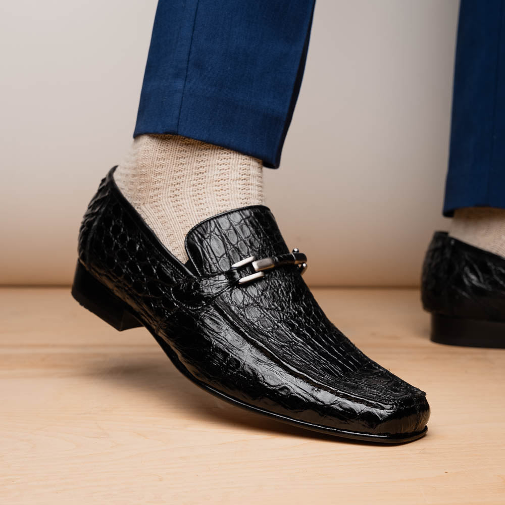 Marco_Di_Milano Fabro-Tin Black Leather Luxury Shoe