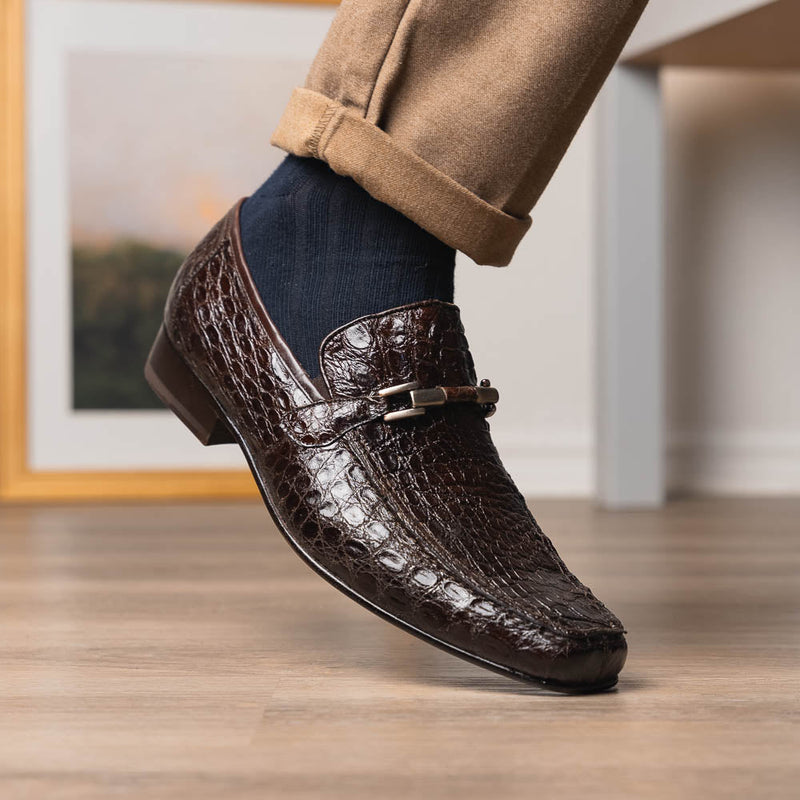 Marco Di Milano Fabro-Tin Brown Leather Dress Shoe