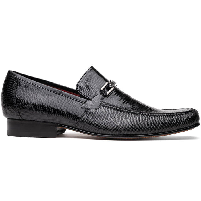 Marco_Di_Milano Fabro-Liz Black Leather Luxury Shoe
