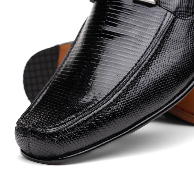 Marco_Di_Milano Fabro-Liz Black Leather Luxury Shoe