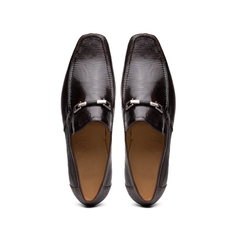 Marco Di Milano Fabro-Liz Brown lizard bit loafer