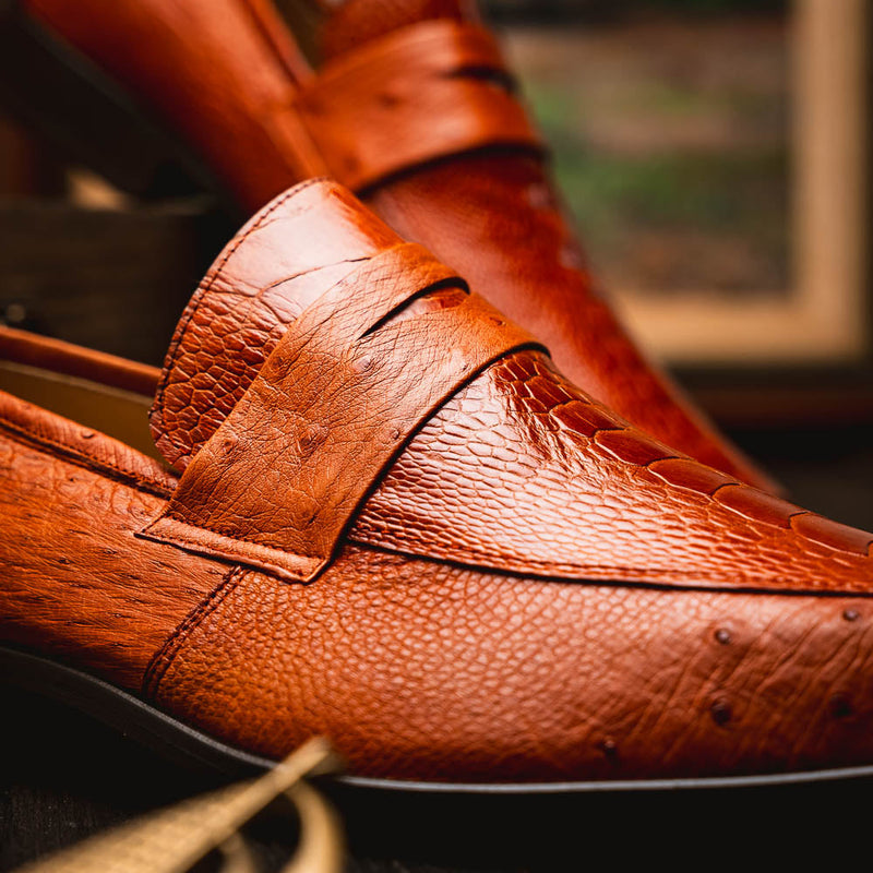 Marco_Di_Milano Fangio Cognac Leather Luxury Shoe