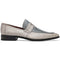 Marco_Di_Milano Fangio Gray Leather Loafers