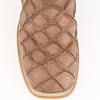 Ferrini Bronco Men's Print Pirarucu Fish Boots Handcrafted Brown 4339310