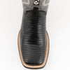 Ferrini Men's Taylor Lizard Square Toe Handcrafted - Black 1119304