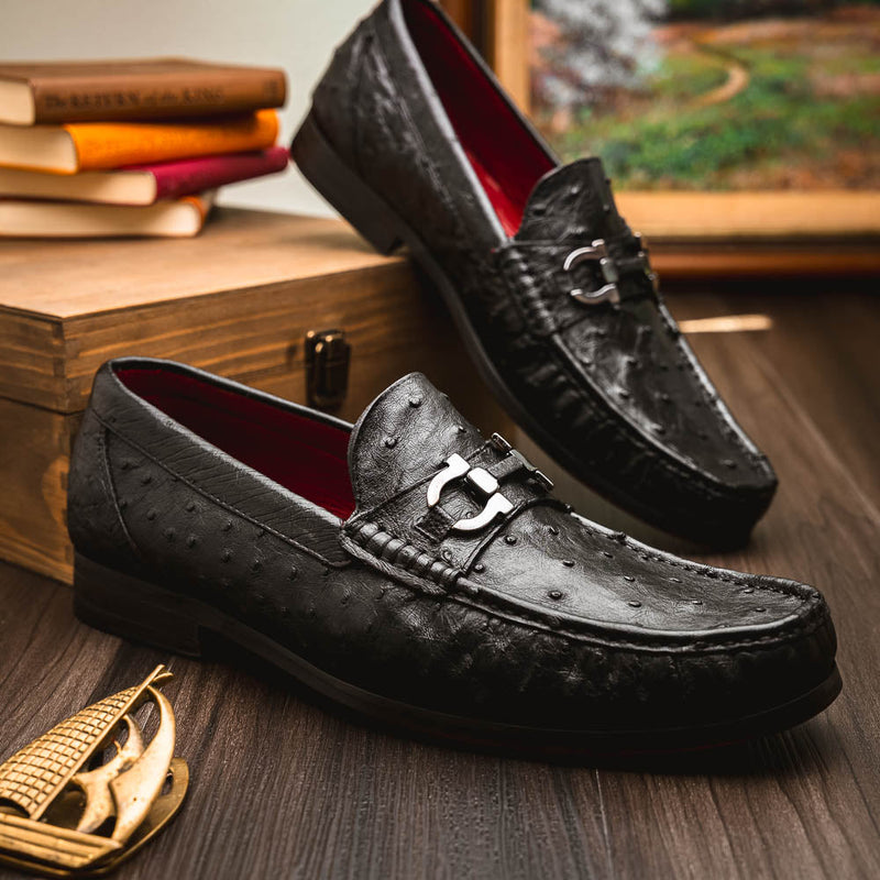 Marco Di Milano Ferrioni Black Leather Luxury Shoe