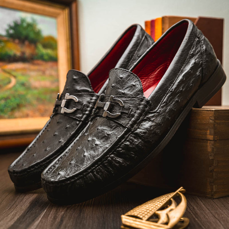 Marco Di Milano Ferrioni Black Leather Luxury Shoe