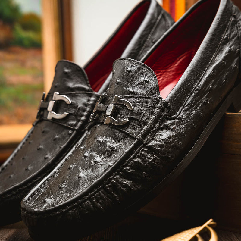Marco Di Milano Ferrioni Black Leather Luxury Shoe