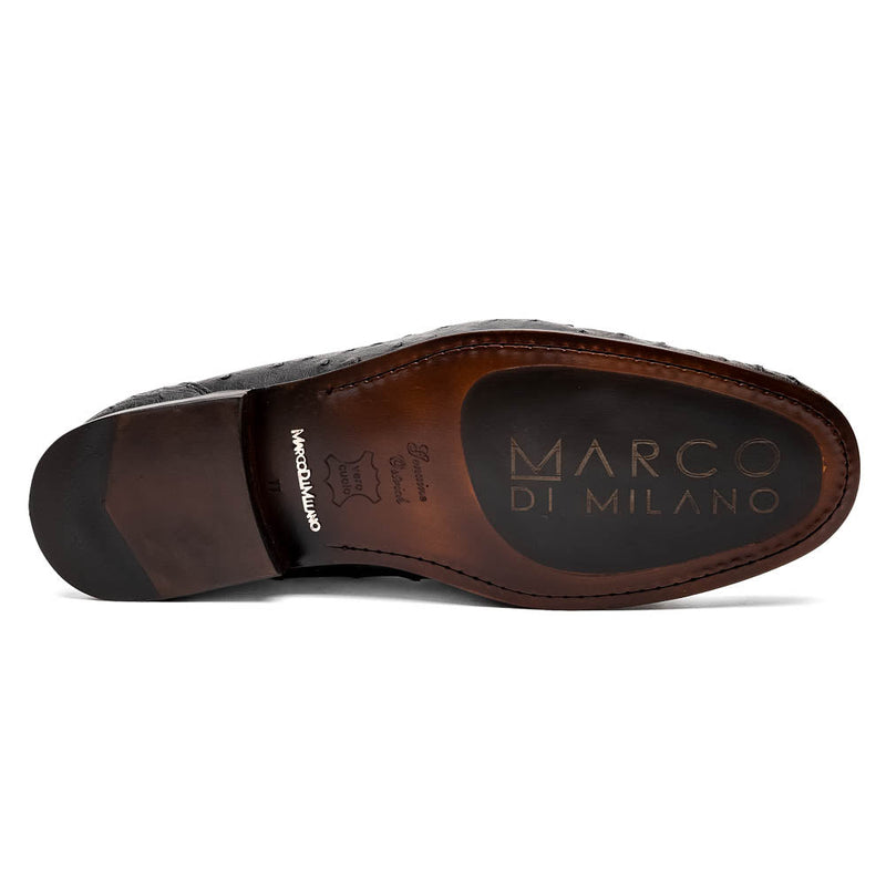 Marco Di Milano Ferrioni Black Leather Luxury Shoe