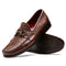 Marco Di Milano Ferrioni Ostrich Bit Loafers Kango Tabac