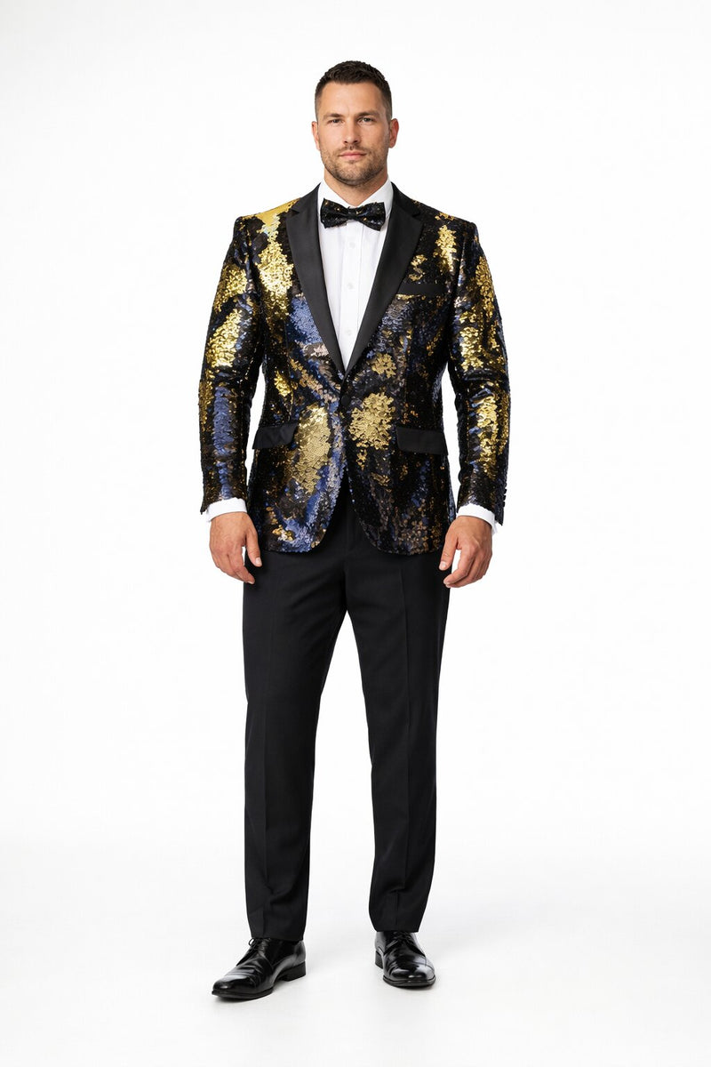 Mardi Gras Party Outfits For Guys - Mens Mardi Gras Costumes - Gold ~ Black