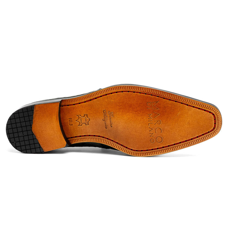 Marco Di Milano Fitipaldi Alligator Derby Olive