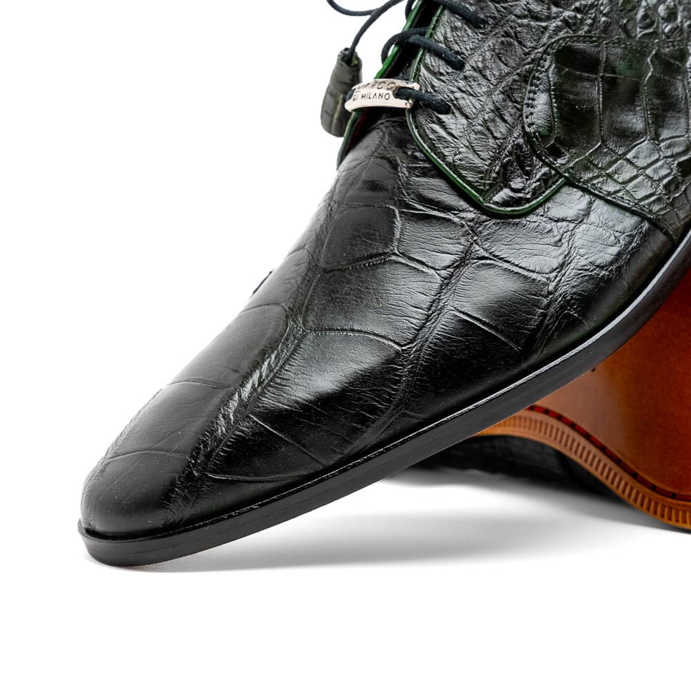 Marco Di Milano Fitipaldi Alligator Derby Olive