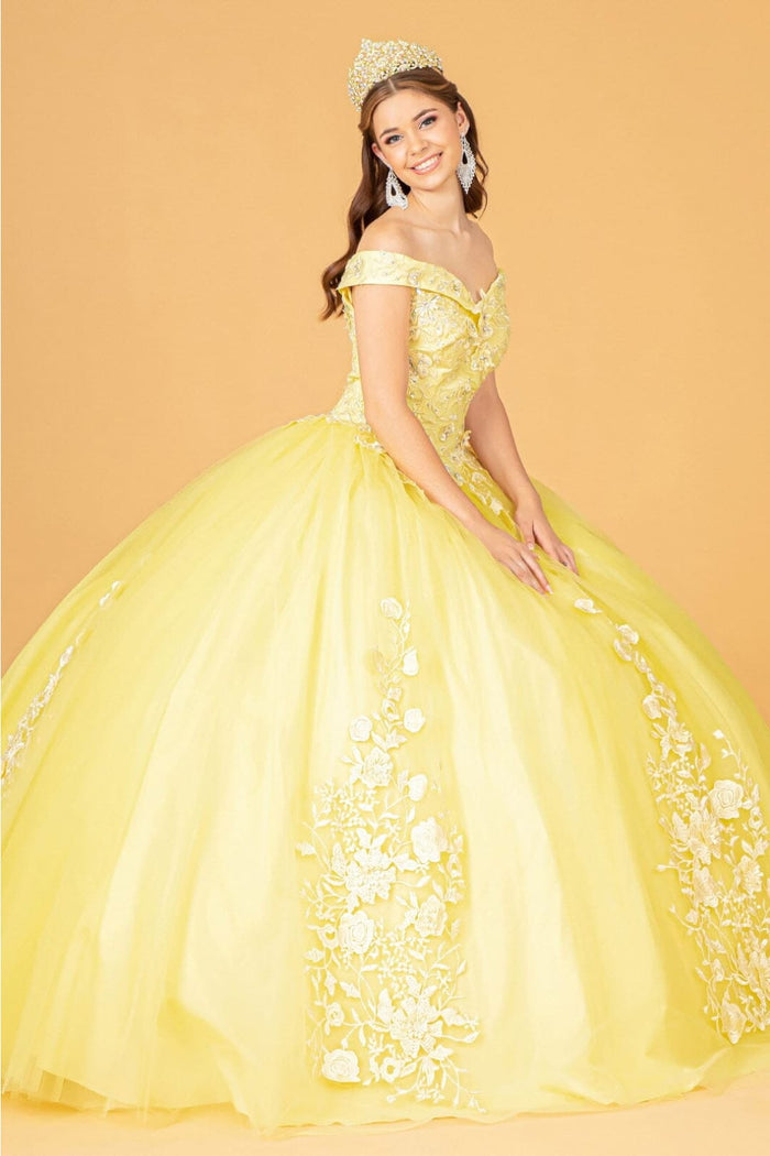 Yellow Ball Gown by Elizabeth K GL2802