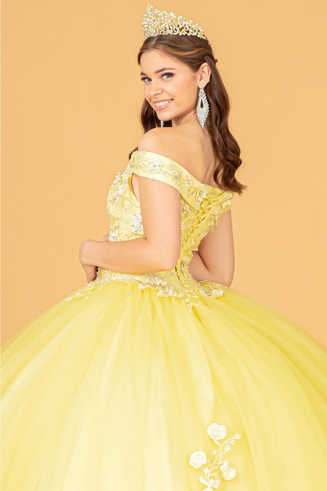 Yellow Ball Gown by Elizabeth K GL2802
