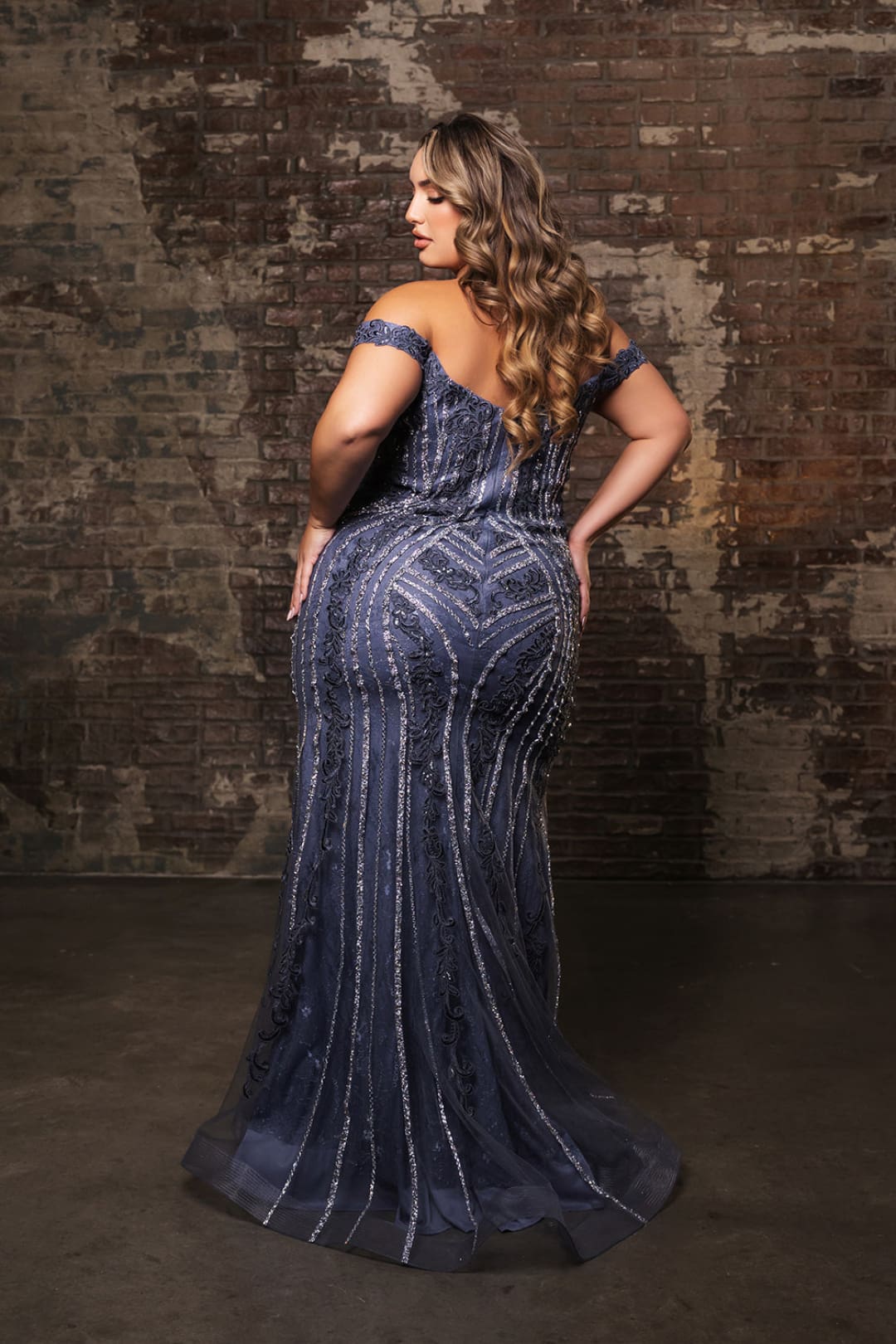 Formal Dress Beaded Mermaid Prom Gown By Royal Queen RQ8157-New Collection