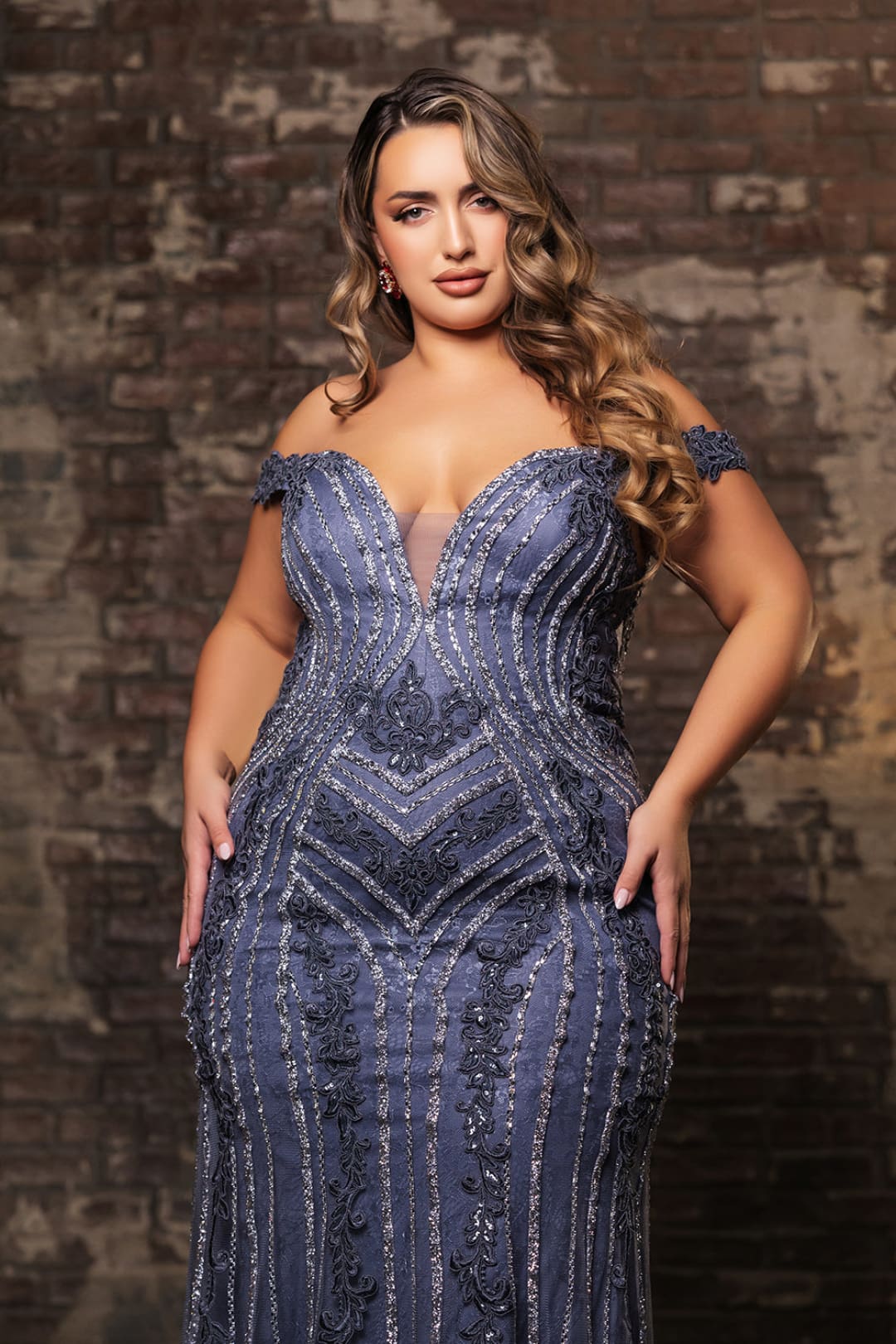 Formal Dress Beaded Mermaid Prom Gown By Royal Queen RQ8157-New Collection