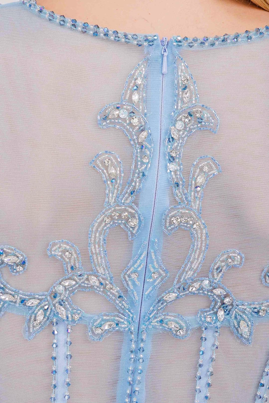 Formal Dress Jewel Sequin Long Pageant Gown By Amelia Couture AG0111