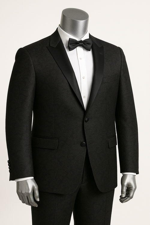 Big and Tall Mens Tuxedos Jacket - Big And Tall Formal Wear - Bowtie Included - For Big Guys
