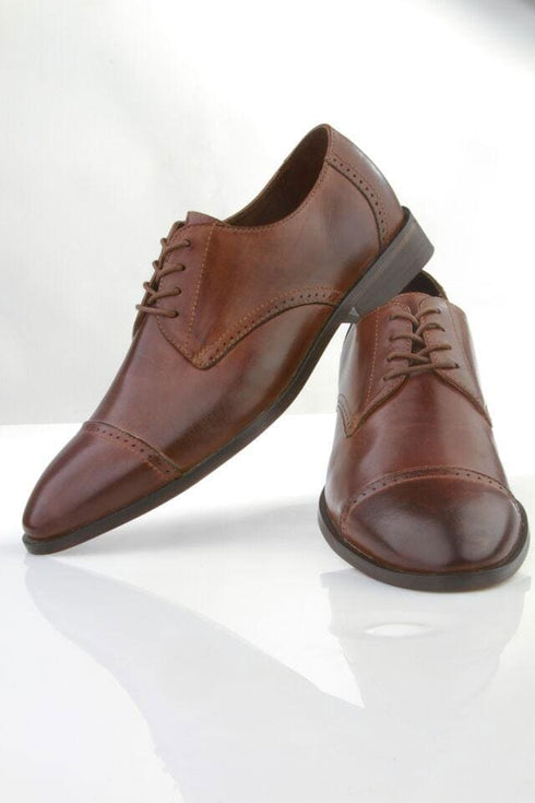 Mens Light Brown Dress Shoe