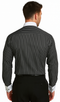 French Cuff Stylish Striped Formal Spread Collar Set Style White Collar Two Toned Contrast Multi-Color Men's Dress Shirt