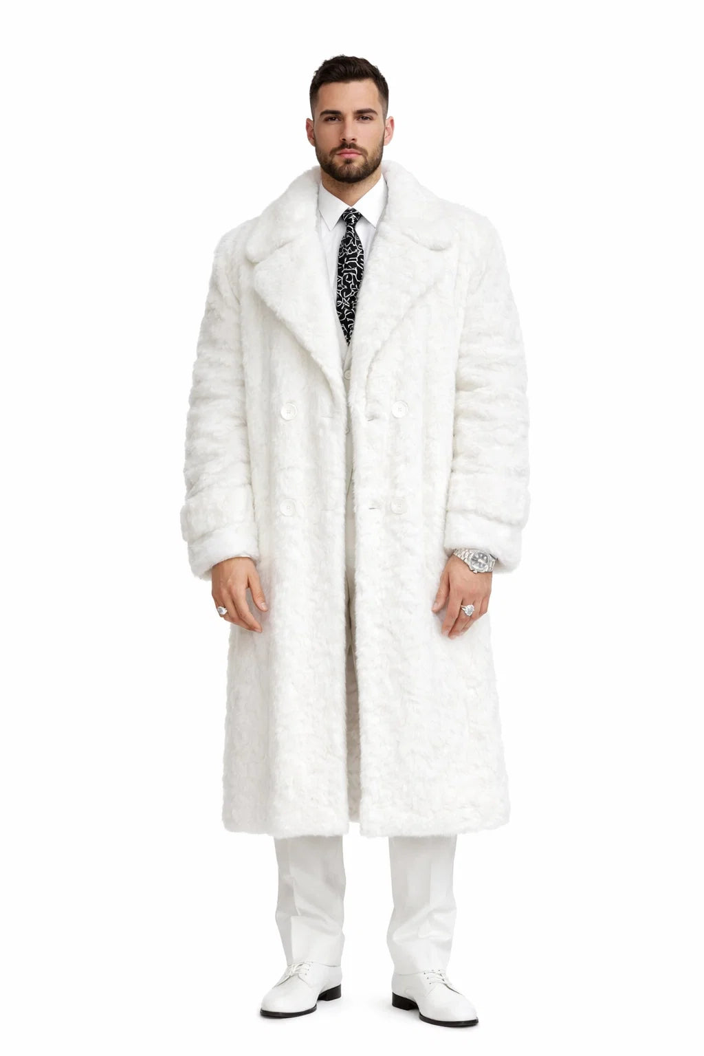 Fur Pimps Fur Coat White Pimp Jacket
