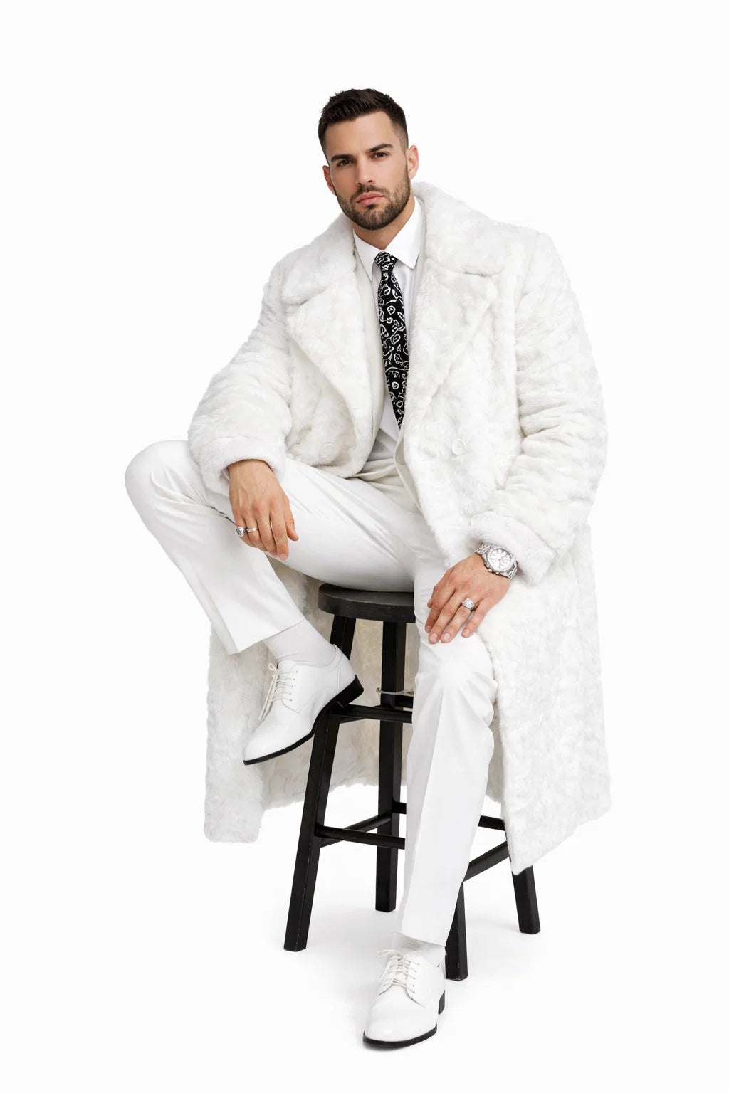 Fur Pimps Fur Coat White Pimp Jacket