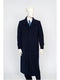 Mens Floor Length Coat Navy Coat - AlbertoNardoniStore