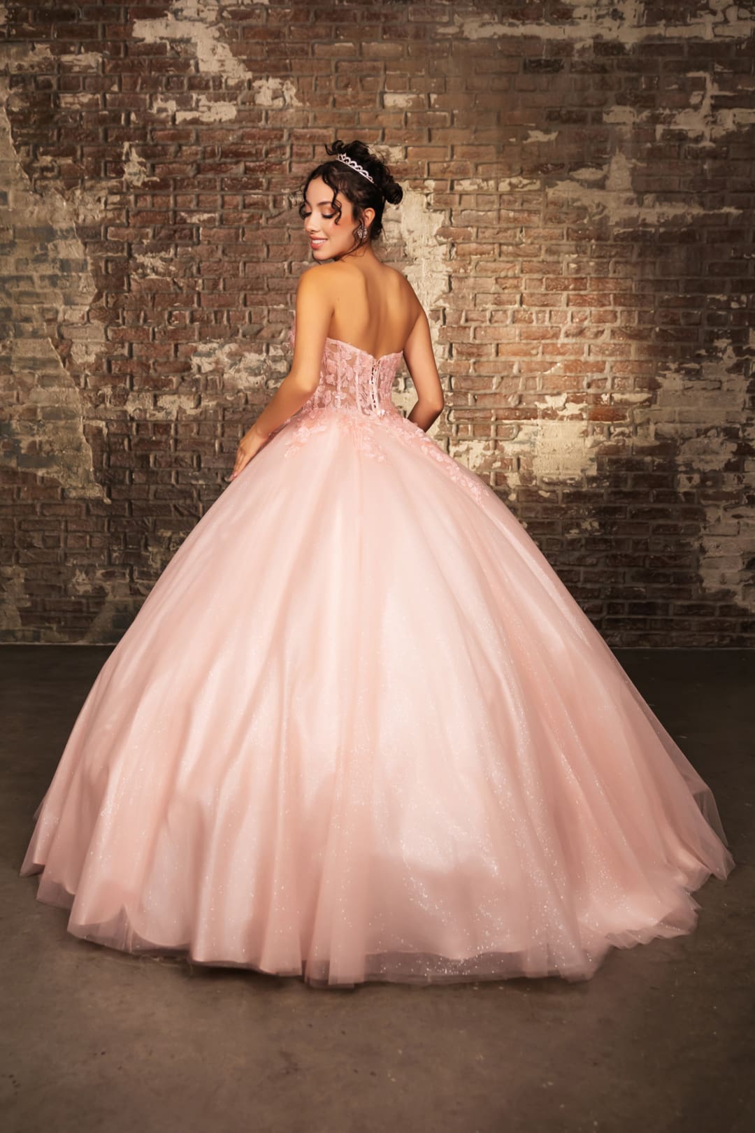 Quinceanera Gown Sweetheart Corset Back Gala Dress By Layla K LK243