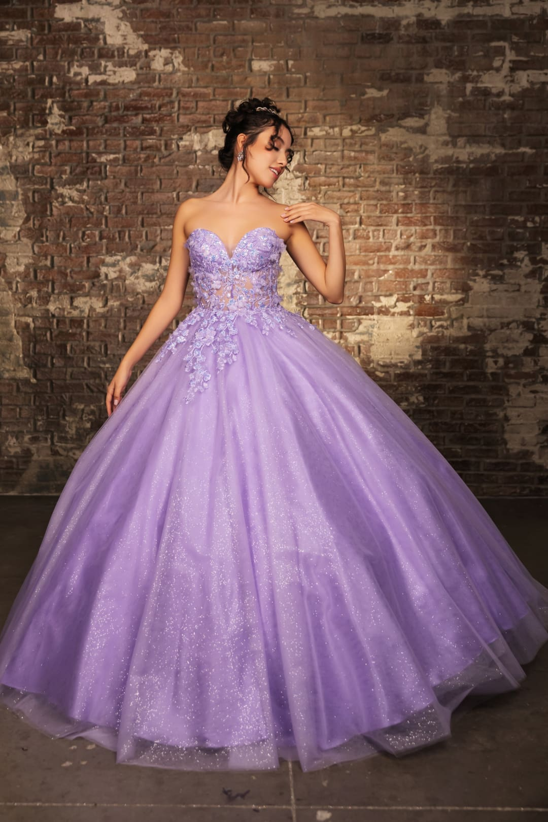 Quinceanera Gown Sweetheart Corset Back Gala Dress By Layla K LK243