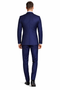 Gangster Suit - Mobster Suit - Mafia Suit For Mens 2 Button Gangster Pinstripe Dark Navy Suit