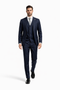 Gangster Suit - Mobster Suit - Mafia Suit For Mens 2 Button Gangster Pinstripe Suit in Navy