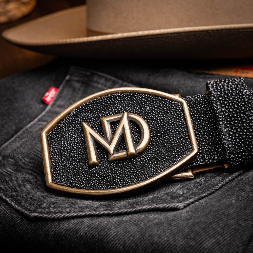 Marco Di Milano Georgia Belt Black Leather Luxury Shoe