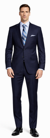 Giorgio Fiorelli Navy and Gray Two-Button Suit