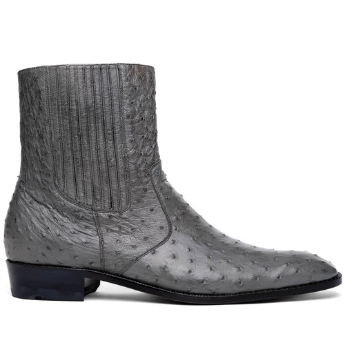 Marco Di Milano Giorgio Ostrich Quill Dress Boots Grey
