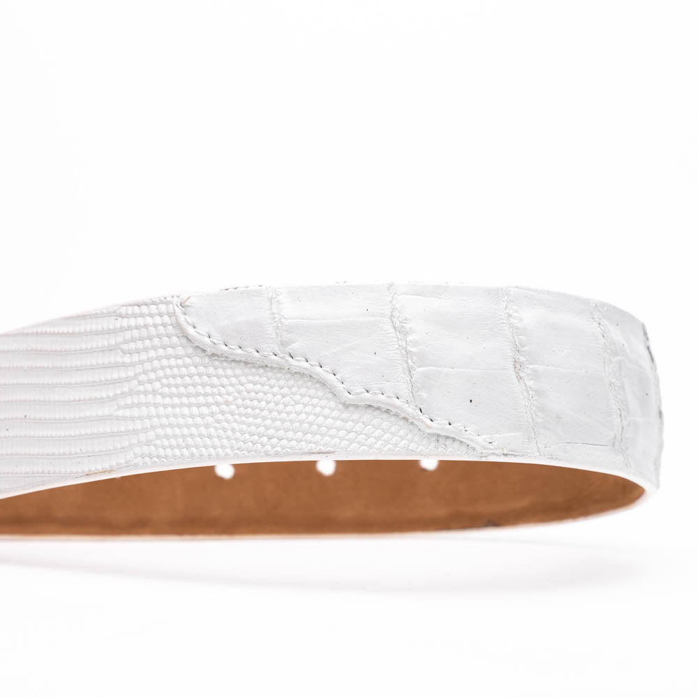 Marco Di Milano Giovanni Belt - Luxury White Leather Shoe