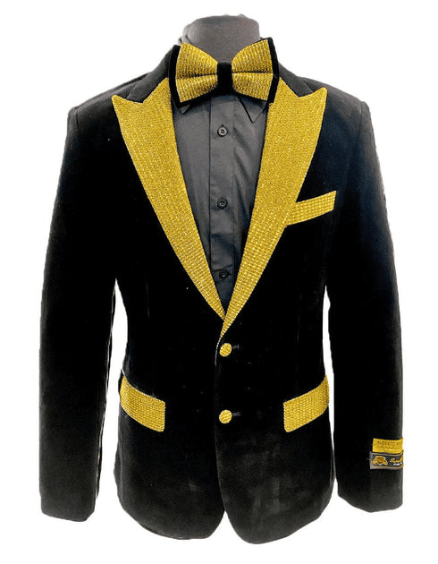 Gold and Black Suit - AlbertoNardoniStore