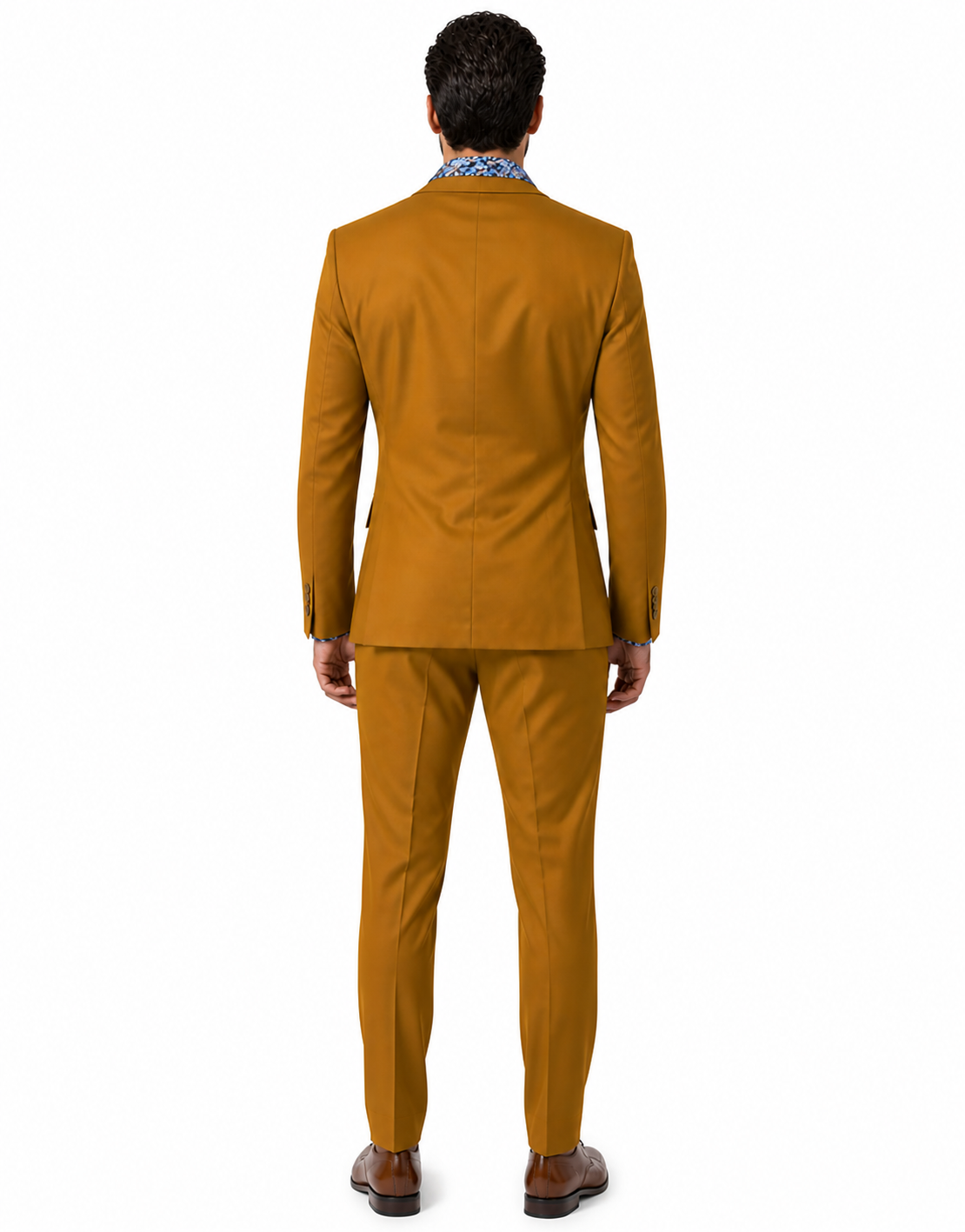 Great Gatsby Guy Costumes - Gold Suit With Double Breasted Vest