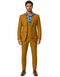 Great Gatsby Guy Costumes - Gold Suit With Double Breasted Vest
