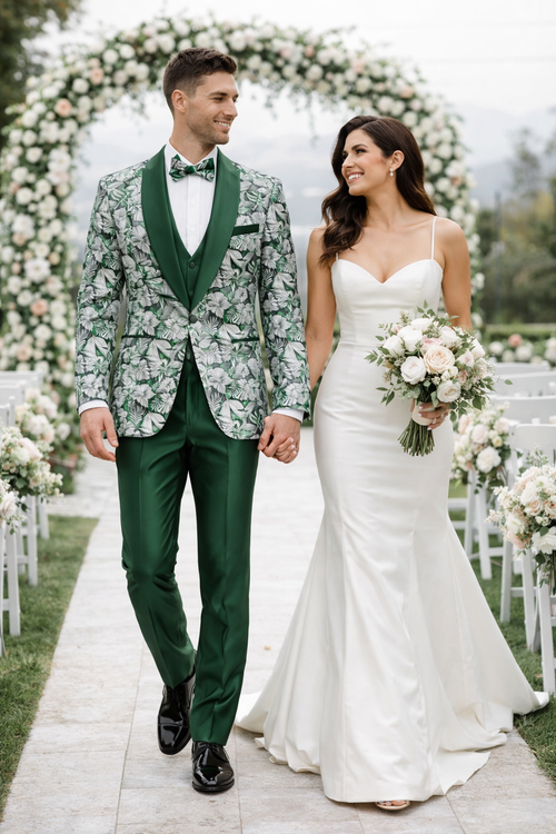 Green Prom Suit