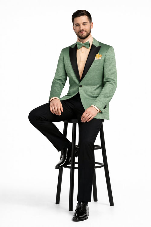 Premium Basil Green Church Suit for Men – Sharp Formal Ensemble